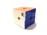 Dayan 2x2x2 I Stickerless (RO-BG-YW) Body for Speed Cubing (46x46mm, ZhanChi 2x2x2 Cube) 