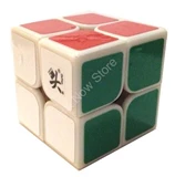 Dayan 2x2x2 I White Body for Speed Cubing (50x50mm, ZhanChi 2x2x2 Cube) 