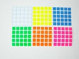 5x5x5 Bright Set (High Quality PVC Stickers) (for cube 62x62x62mm)