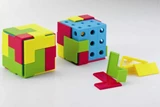 Tetrix-cube clip on connectors