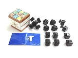 Gans Gan3 3x3x3 Speed Cube Black Body DIY Kit for Speed-cubing (56X56mm)