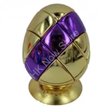 Meffert Metalised egg 3x3 No.9 (gold with middle purple, limited edition)