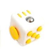 MoYu YJ Fidget cube White Body Yellow Knobs