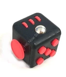 MoYu YJ Fidget cube Black Body Red Knobs