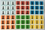 3x3 Chess Stickers set (for cube 56x56x56mm)