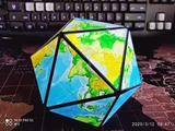 Earth Icosahedron Puzzle Black Body (Lee Mod)