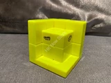 Gray Mirror Illusion Inside (Yellow Body) in Small Clear Box