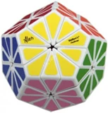 Meffert's New Improved 12 color Pyraminx Crystal (white body)