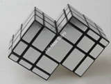 Mirror Double cube black body (Silver Stickers)