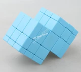 Mirror Double cube blue body