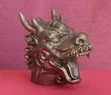 Chinese Zodiac Animal 2x2x2 Puzzle Head (Mini Dragon) in Bronze Body (3D printing Mod)