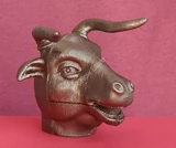 Chinese Zodiac Animal 2x2x2 Puzzle Head (Mini OX) in Bronze Body (3D printing Mod)
