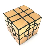 Crazy Mirror 3x3x3 Cube (4 circles, free turning) Black Body with Gold Label (Xu Mod)