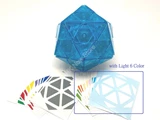 Evgeniy Icosahedron Dogix Ice Blue Body (DIY Light 6-Color Sticker Set, limited edition)