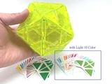 Evgeniy Icosahedron Carousel Ice Green Body (DIY Light 10-Color Sticker Set, limited edition)