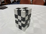 Siamese Mirror Illusion Cube (Black & White Body, White Center, Mod)