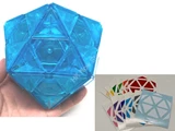 Evgeniy Icosahedron Dogix Ice Blue Body (DIY 12-Color Sticker Set, limited edition)