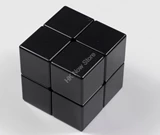Blank 2x2x2 cube (black/white body, 50x50x50mm)