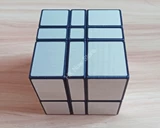 Mirror Camouflage 2x3x3 Cube Black Body with Silver Label (Xu Mod)