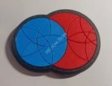 Bauhinium Puzzle (2-circle, 3D printing Mod)