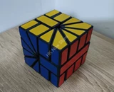 Square-2 Shift Cube Black Body with 6-Color Label (Lee Mod)