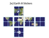 2x2x2 EARTH III Stickers Set (for cube 50x50x50mm)