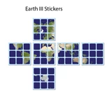 3x3x3 Earth III Stickers Set (for cube 56x56x56mm)