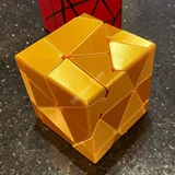 Fangshi Silk-Gold GhostZ Cube (2x2x2 + Skewb, 3D Printing, limited edition)