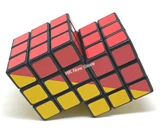 3x3x3 Double 2-Color Cube V2 (Red-Yellow) black body