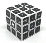 3x3x3 Keyboard Cube White Body