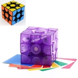 Verypuzzle Slip-3 3x3x3 Cube Ice Purple (DIY sticker, limited edition)