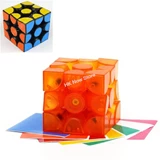 Verypuzzle Slip-3 3x3x3 Cube Ice Orange (DIY sticker, limited edition)