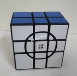 Mirror Crazy 3x3x2 Cube Black Body with 6-Color Label (Lee Mod)