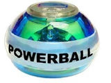 Powerball Clear Blue Body with LED Lighting & Speed Meter