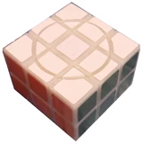 Crazy 2x3x3 (Cube in cube) white body