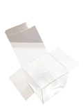 Environmental(ROHS) Clear PVC Box for standard 3x3 cube