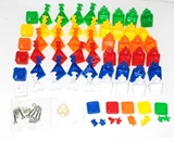 Dayan LunHui Stickerless (RO-BG-YW) DIY Kit for Speed-cubing