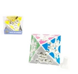 Timur Gear Corner Turning Octahedron with Circle Stickers White Body