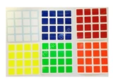 4x4x4 Half-Bright Set (High Quality PVC Stickers) (for cube 62x62x62mm)