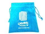 Calvin's Puzzle Velvet Bag (Blue)