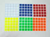 5x5x5 Half-Bright Set (High Quality PVC Stickers) (for cube 62x62x62mm)