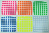7x7x7 Bright Set (High Quality PVC Stickers)