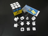 Fangshi(Funs) Shuang Ren cube V.2 White Body DIY Kit for Speed-cubing (57 X 57mm) 