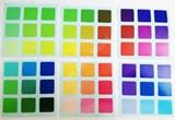 3x3 Rainbow Color Stickers Set (for cube 56x56x56mm)