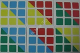 3x3 4-Colors Stickers Set (for cube 56x56x56mm)