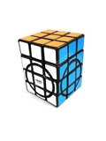 Calvin's 3x3x5 Super i-Cube (center-shifted 3x3x4) with Evgeniy logo Black Body 