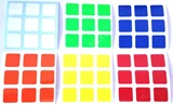 3x3x3 Super Half-Bright Stickers Set (for cube 56x56x56mm)