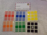 3x3x7 PVC Stickers for White Cube Set