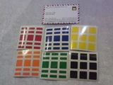 3x3x5 PVC Stickers for White Cube Set