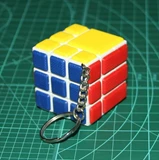 Mini 3 Slices Cube Keyring